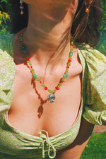 Load image into Gallery viewer, Shroom Gemstone Necklace
