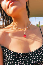 Load image into Gallery viewer, Azalea Pearl Necklace
