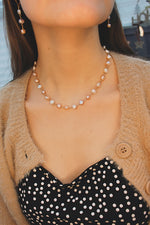 Load image into Gallery viewer, Evangeline Pearl Necklace
